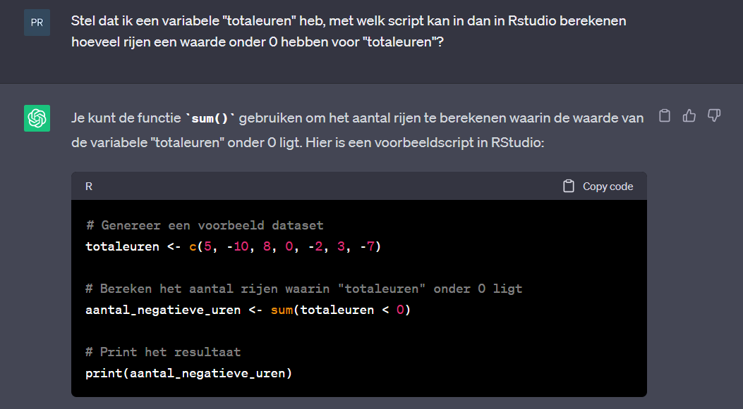 Code genereren Code genereren